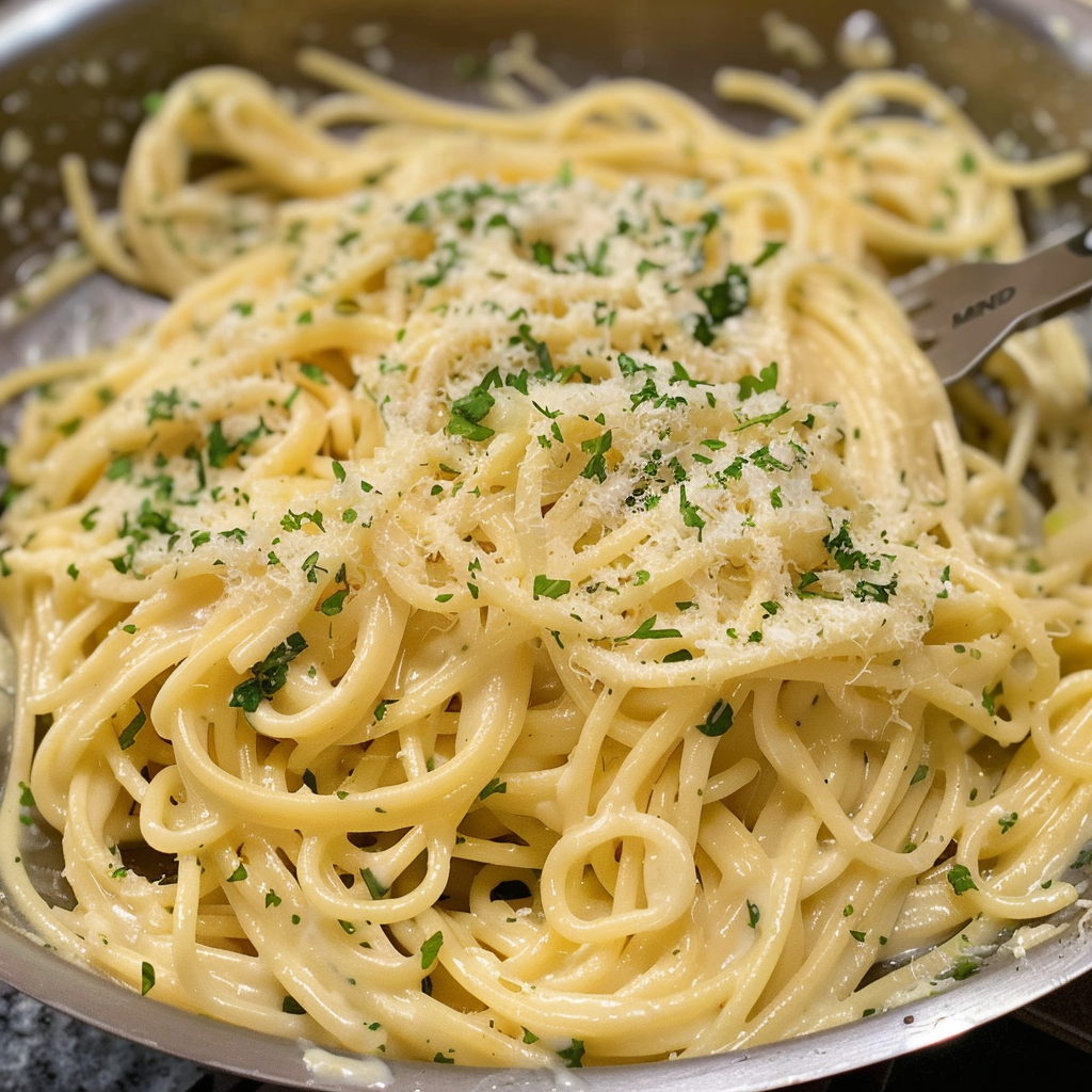 One-Pot Garlic Parmesan Pasta with Creamy Comfort & Flavor