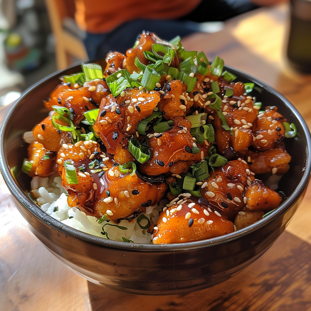 Hot Honey Chicken Bowl Recipe: Crispy, Sweet, Savory Delight