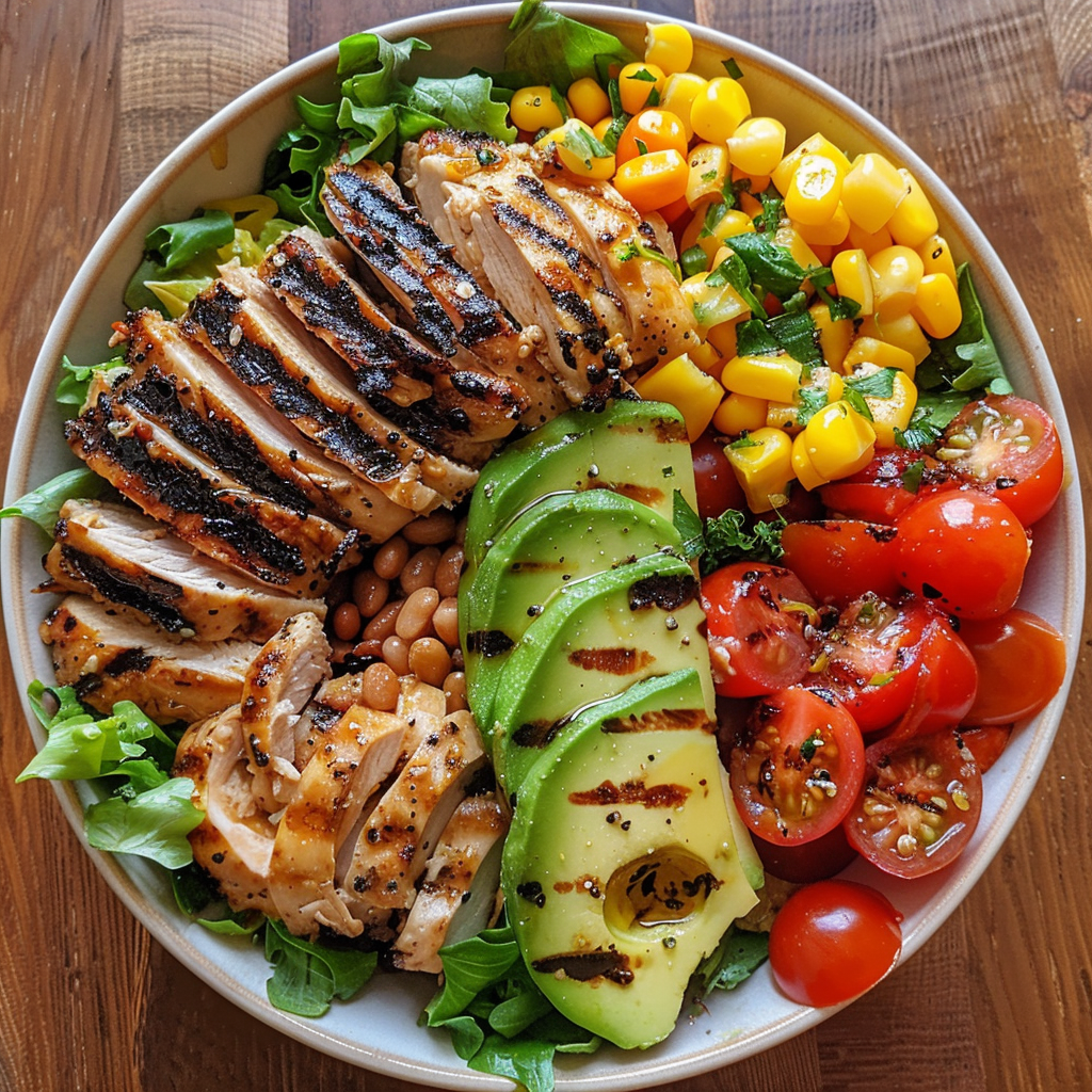 Summer Chicken Salad Bowl Perfect for Warm Months