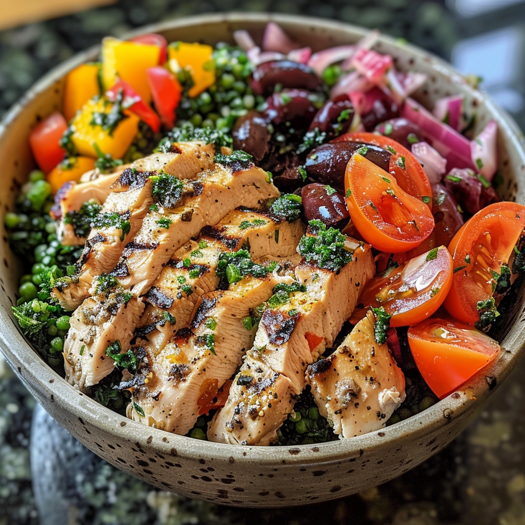 Mediterranean Chicken Bowl Recipe: Healthy, Flavor-Packed Meal