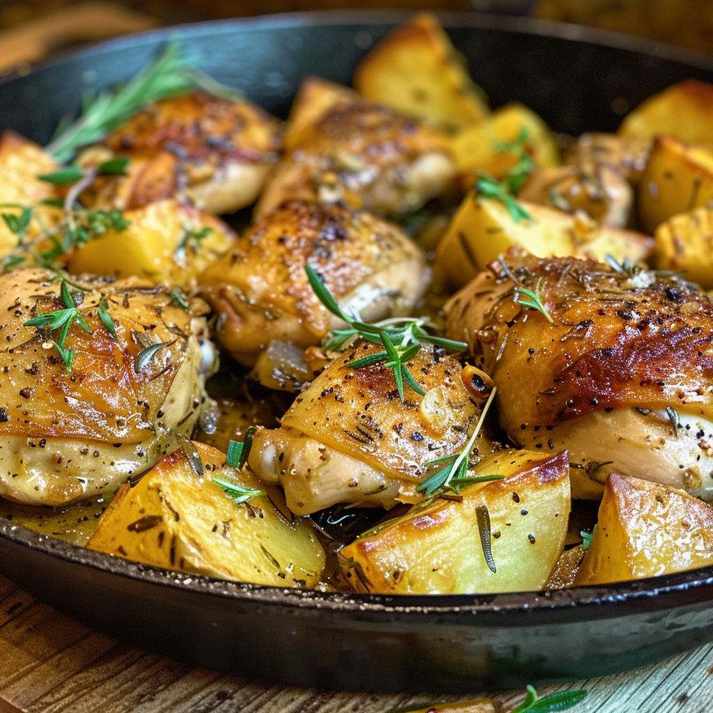 One Pan Chicken and Potatoes Recipe: Easy, Flavorful Dinner