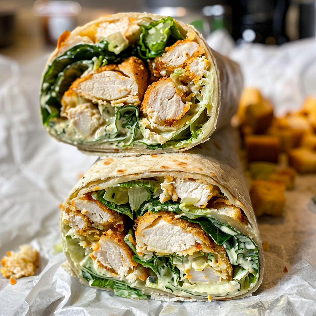 Chicken Caesar Wrap Recipe for Air Fryer Enthusiasts