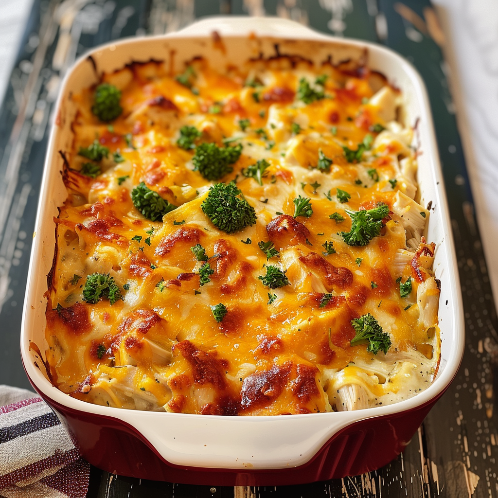 Easy Low Carb Chicken Casserole: Flavorful, No-Fuss Dinner