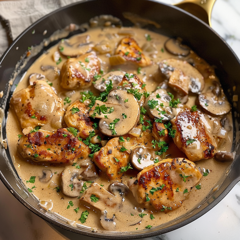 Creamy Mushroom Chicken: A Comforting Classic with a Twist