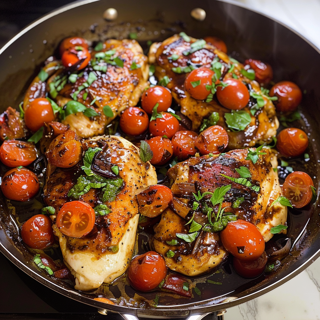 One-Pan Balsamic Chicken: A Simple, Flavorful Feast in 45 Minutes