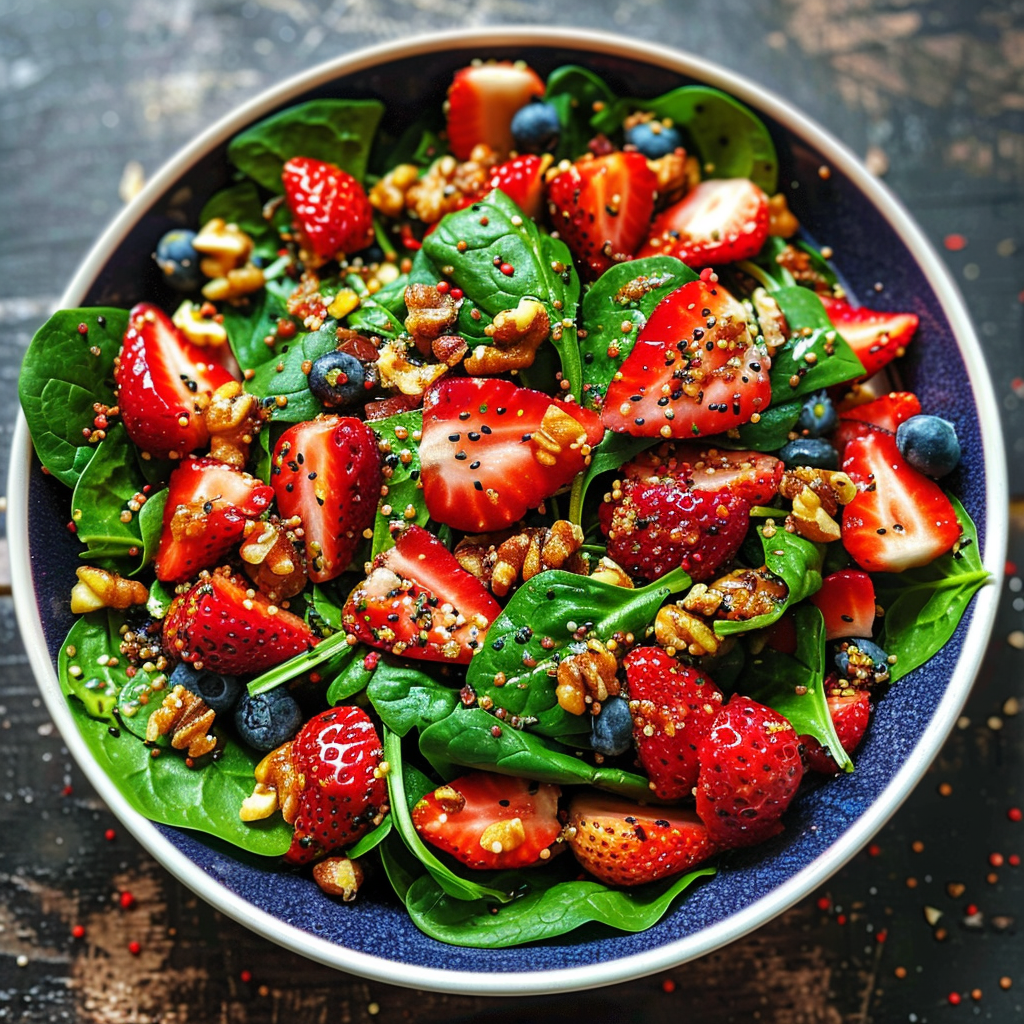 Strawberry Spinach Salad: A Fresh Twist on Garden Greens