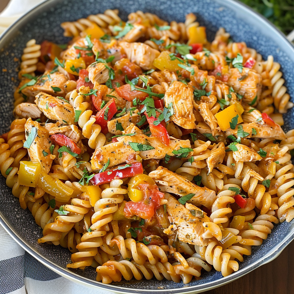 Cajun Chicken Pasta with Spicy Creole Stew