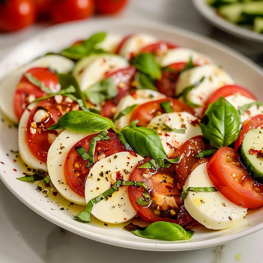 Caprese Salad Recipe: Fresh Mozzarella, Tomato, and Basil Combination