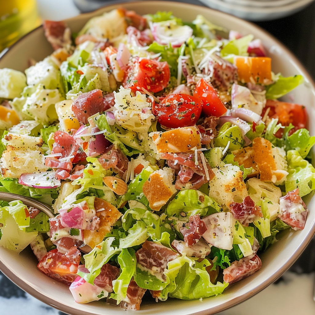Italian Grinder Salad Recipe – Simple, Flavorful Italian Dish 4 Italian Grinder Salad Recipe – Simple, Flavorful Italian Dish