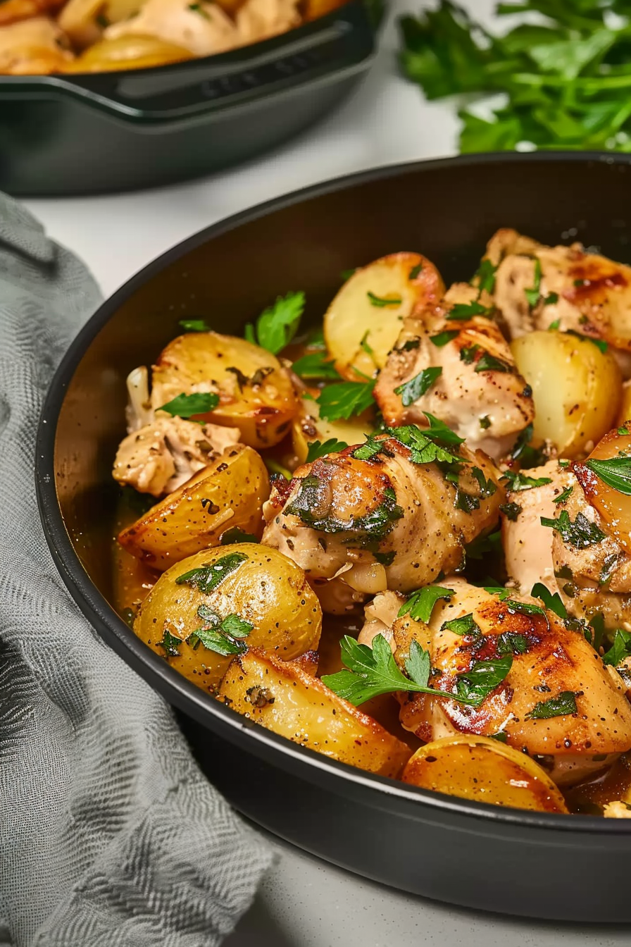 Garlic Chicken and Potatoes Recipe 2 image 1777635641425