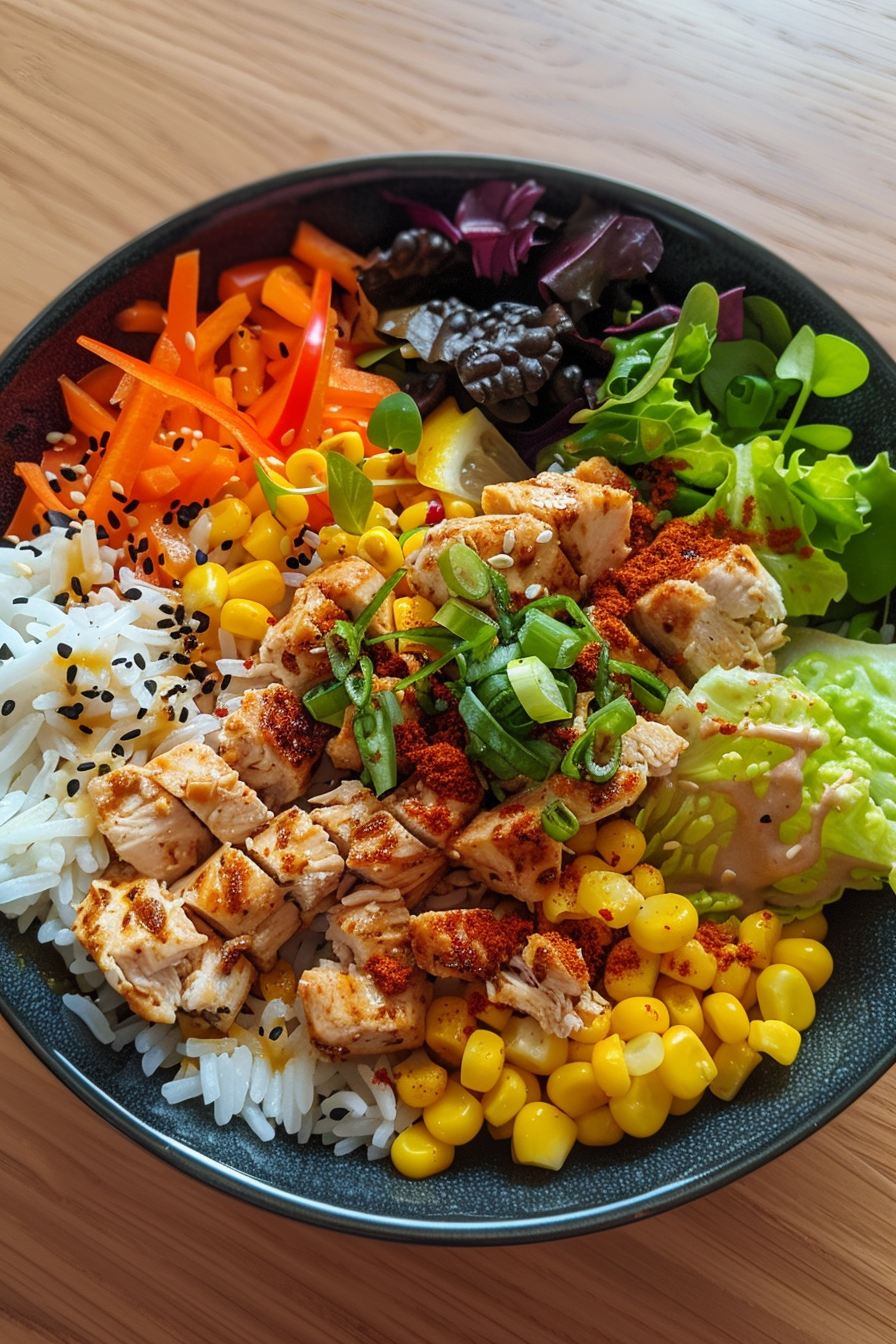 Street Corn Chicken Bowl Easy Lunch Recipe 3 image 1777813901015