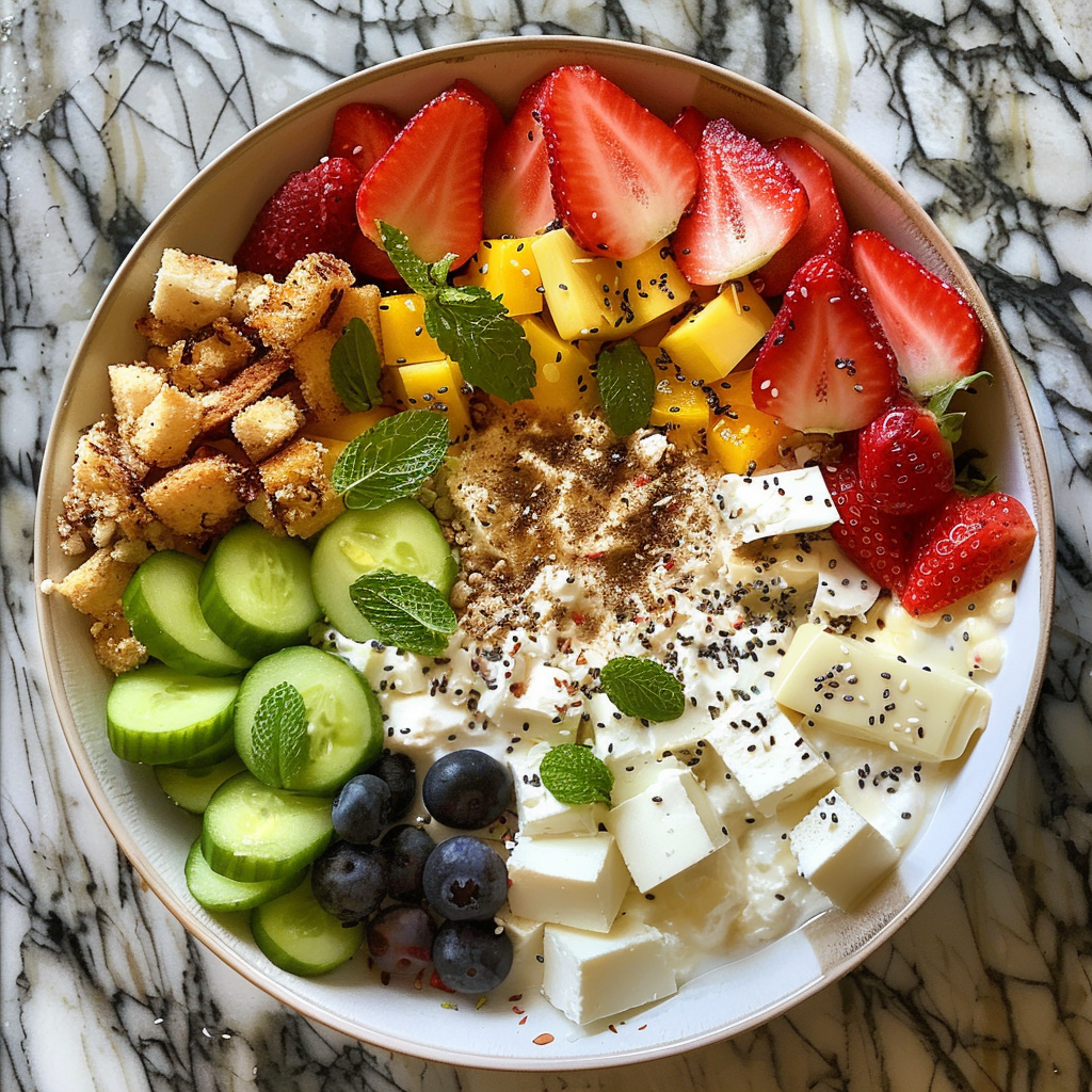Cottage Cheese High Protein Bowl Easy Lunch