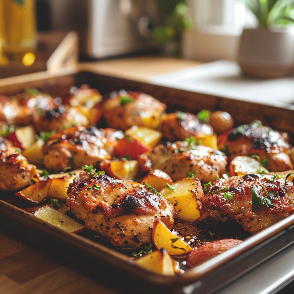 Hawaiian Chicken Sheet Pan Mastery