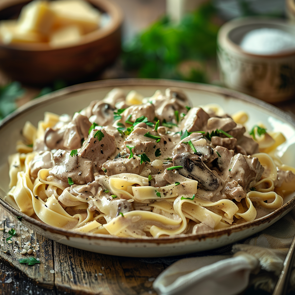 Slow Cooker Beef Stroganoff: Easy Comfort Food