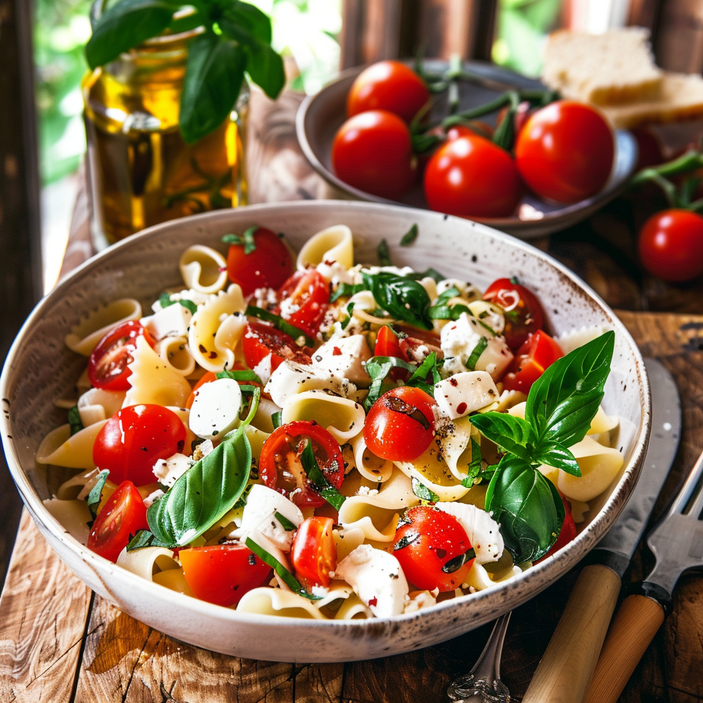 Caprese Pasta Salad: A Summer Favorite