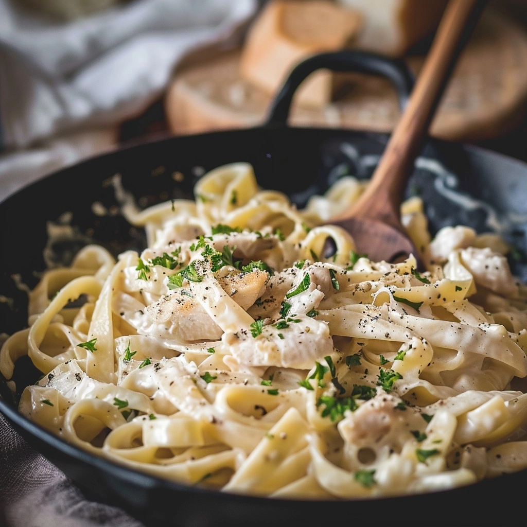 Chicken Fettuccine Alfredo: Creamy Dream