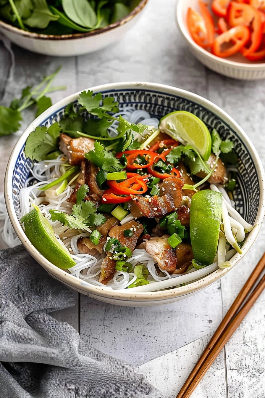 Vietnamese Noodle Bowl: A Flavorful Feast 2 image 1778934249352