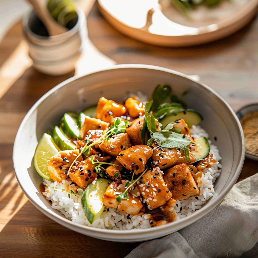 Hot Honey Chicken Bowls Done Right 3 Hot Honey Chicken Bowls Done Right