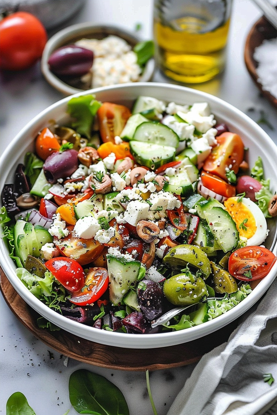 Greek Cobb Salad: A Mediterranean Twist 2 image 1779015940903