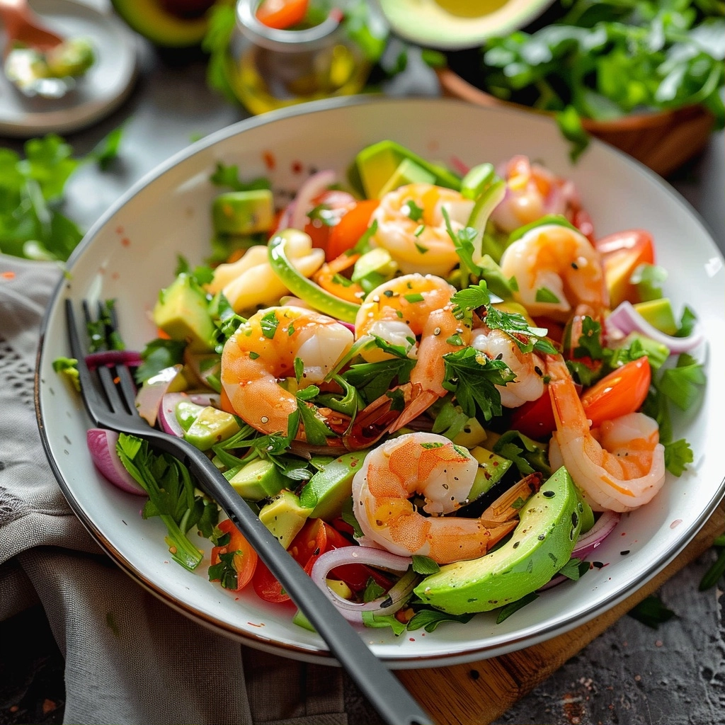 Shrimp Avocado Salad: Best Light Meal