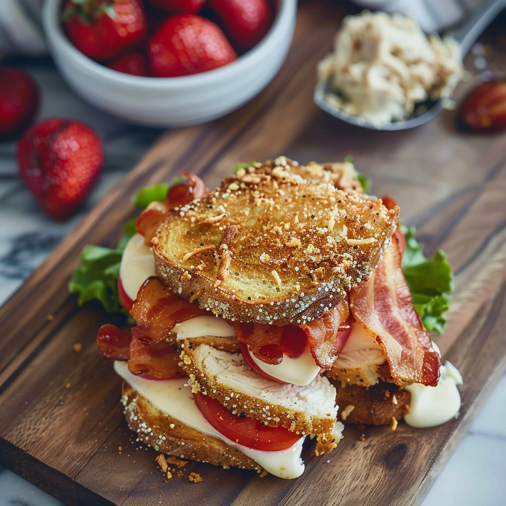 Chicken Bacon Ranch Sandwich Perfection