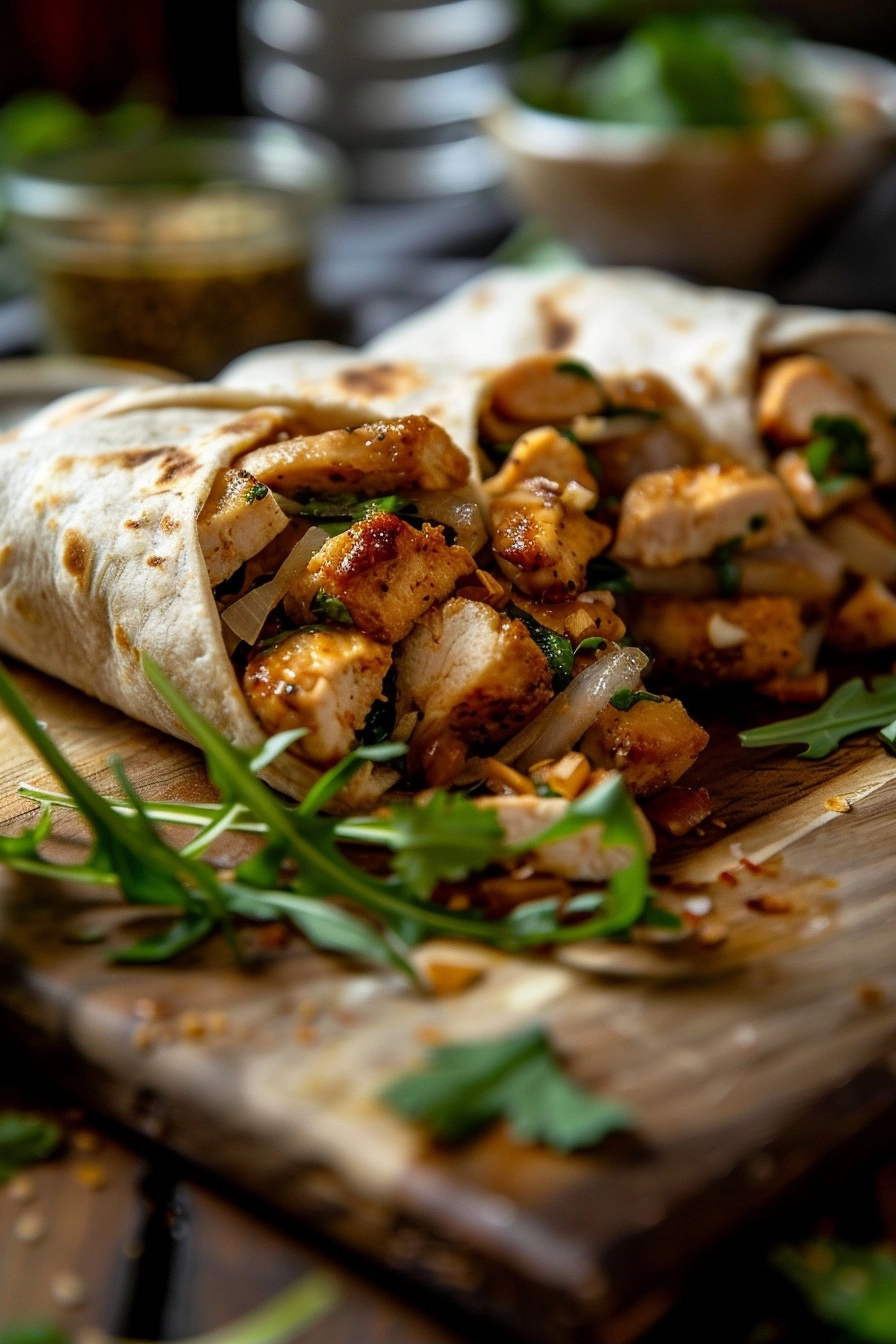 Asian Chicken Wrap Recipe: Quick & Flavorful 2 image 1779042455348