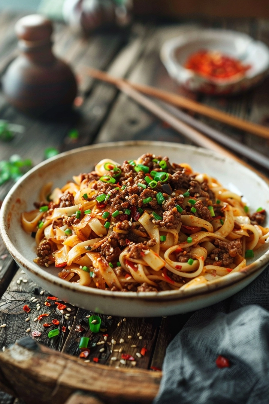 Mongolian Ground Beef Noodles 2 image 1779318878601