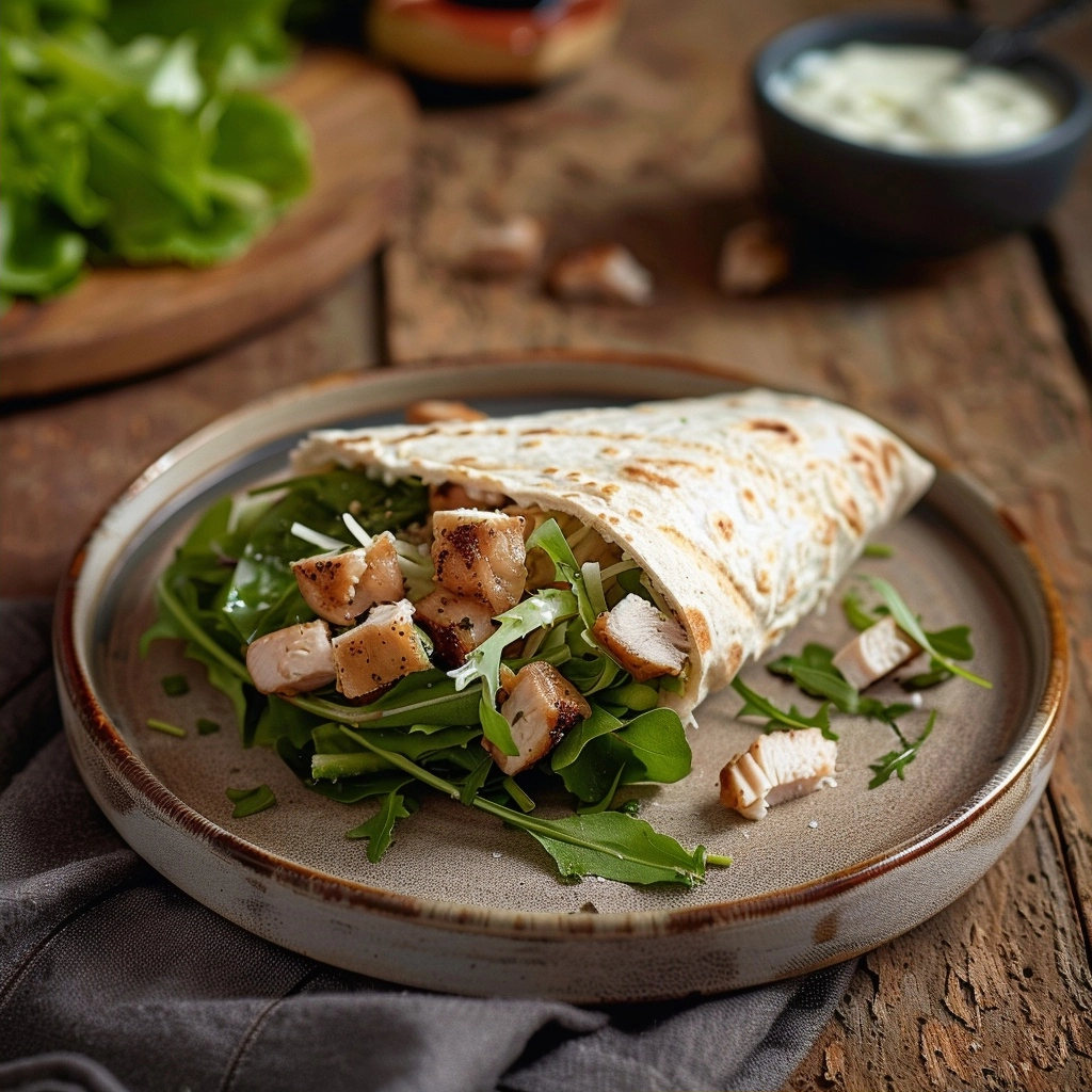 The Ultimate Chicken Caesar Wrap Recipe 1 The Ultimate Chicken Caesar Wrap Recipe