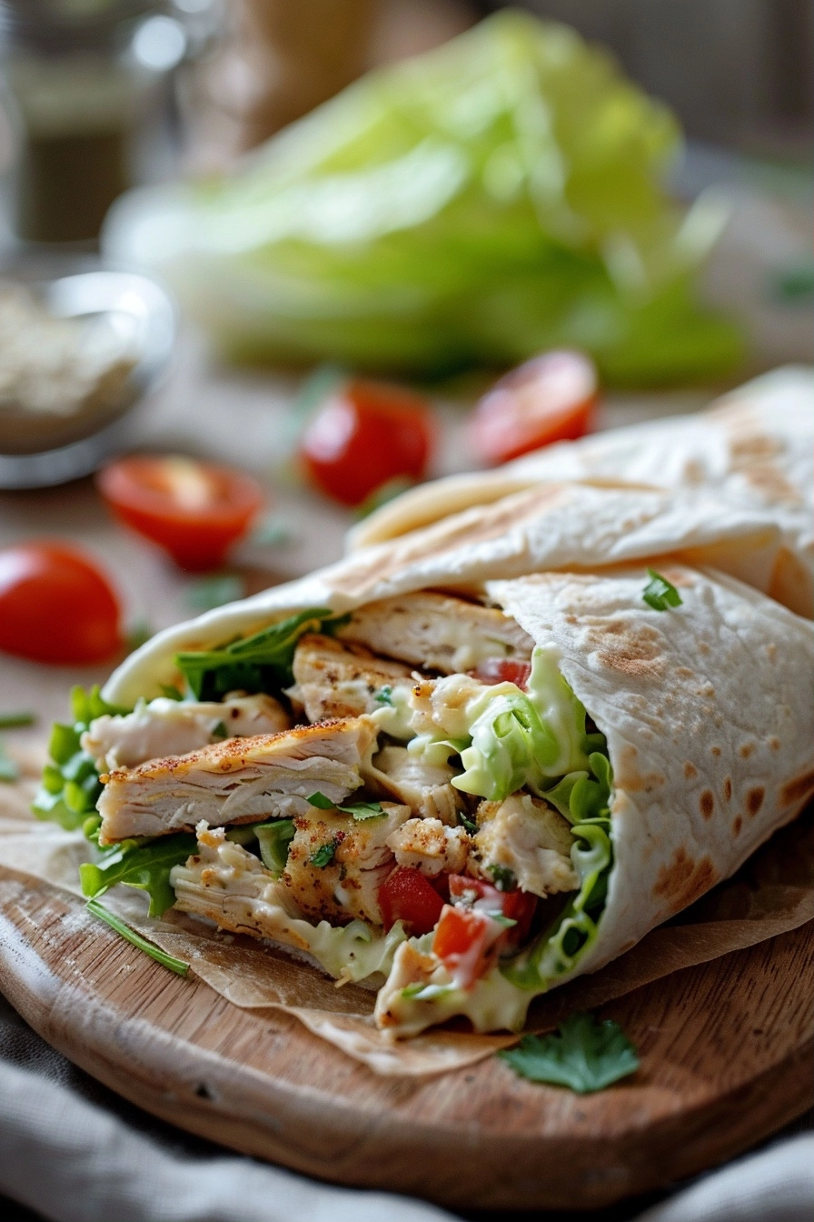 The Ultimate Chicken Caesar Wrap Recipe 2 image 1779319380001