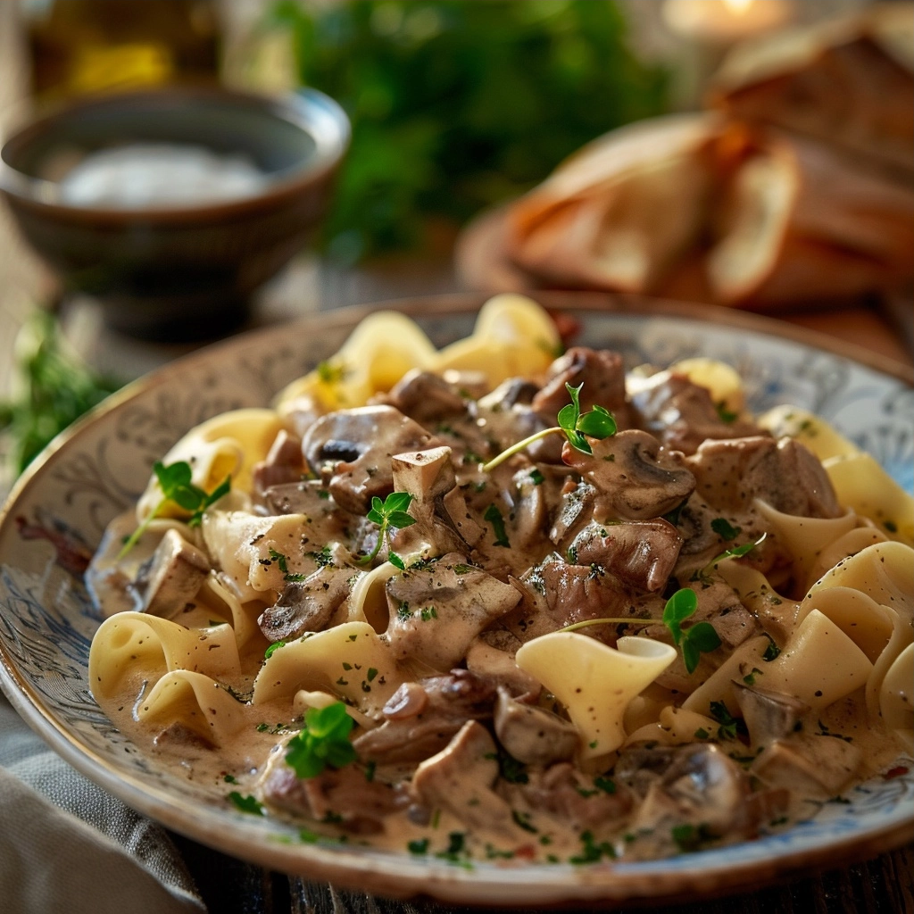 Classic Beef Stroganoff Recipe