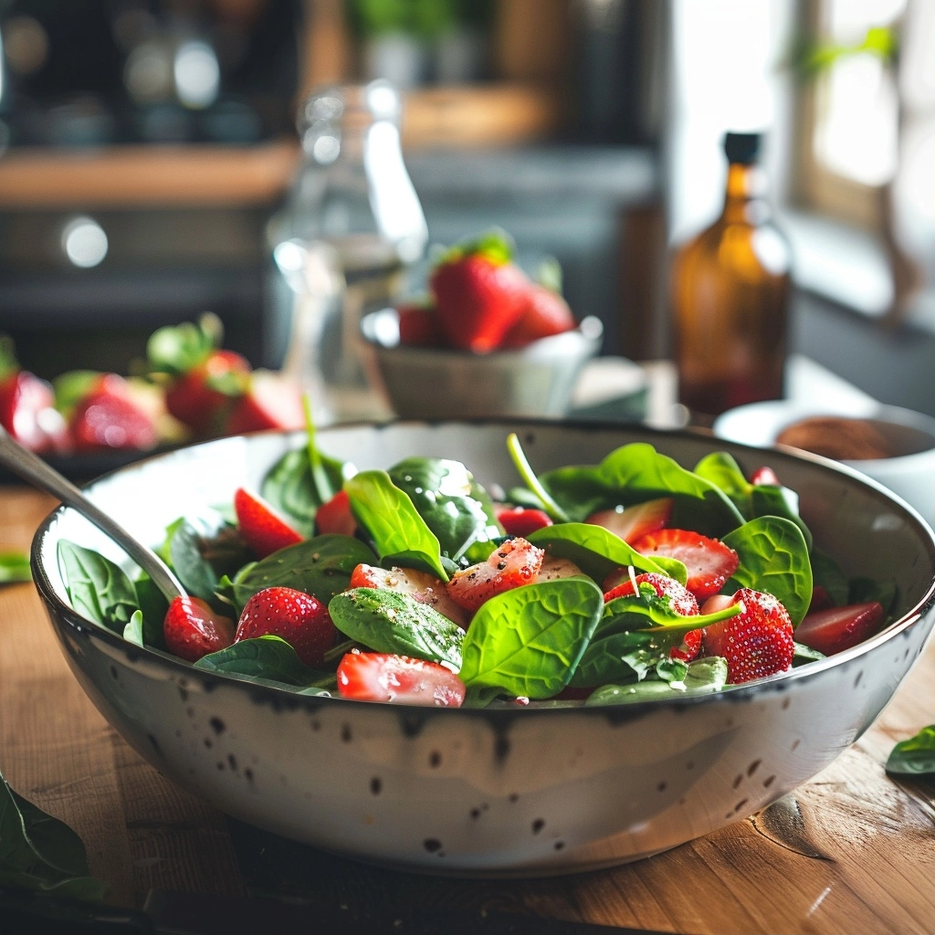 Strawberry Spinach Salad Perfection
