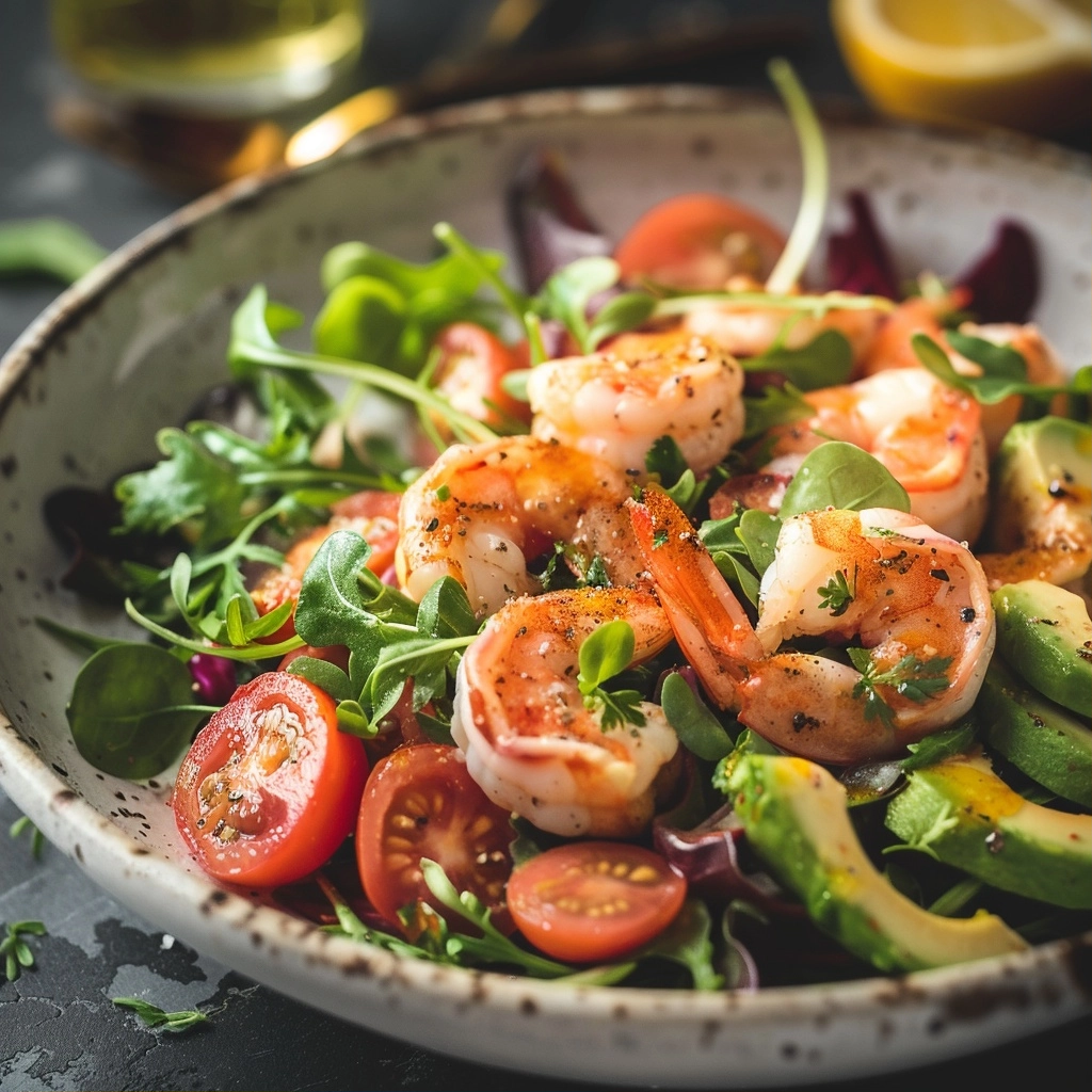 Citrus Shrimp and Avocado Salad