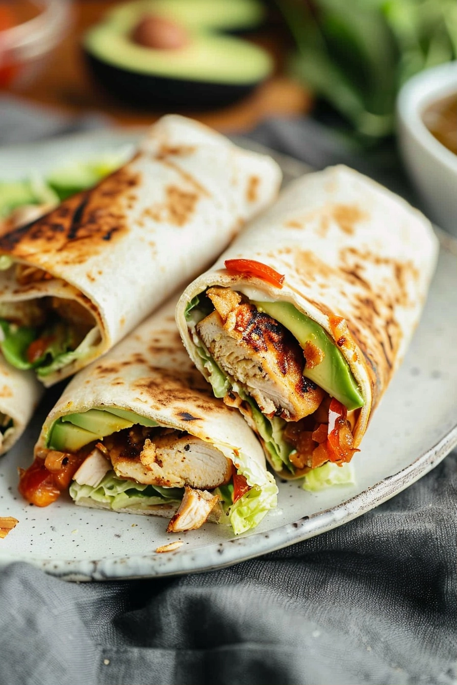 Grilled Avocado Chicken Wraps: A Quick Dinner 2 image 1779400146677