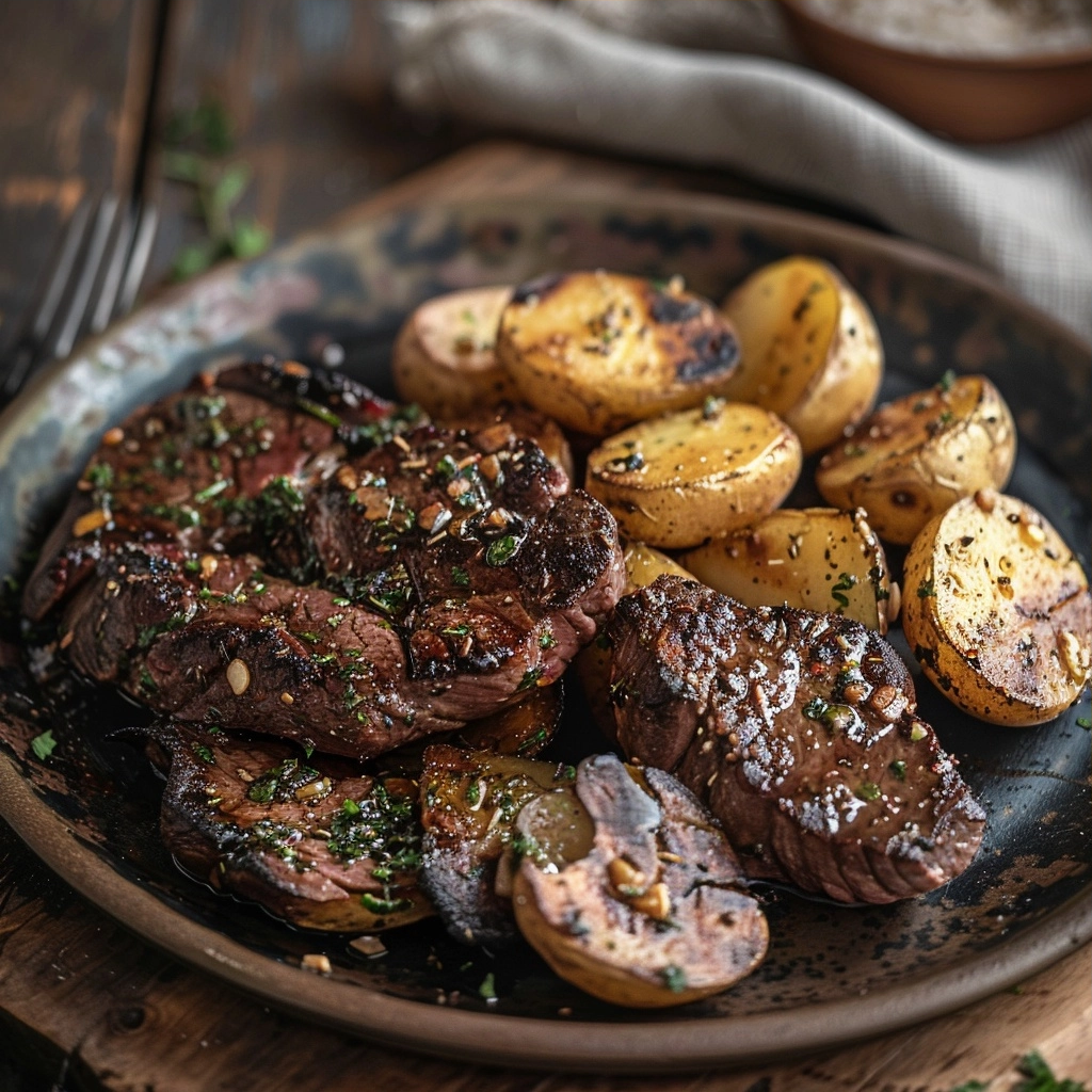 Garlic Butter Steak and Potatoes: The Ultimate Meal
