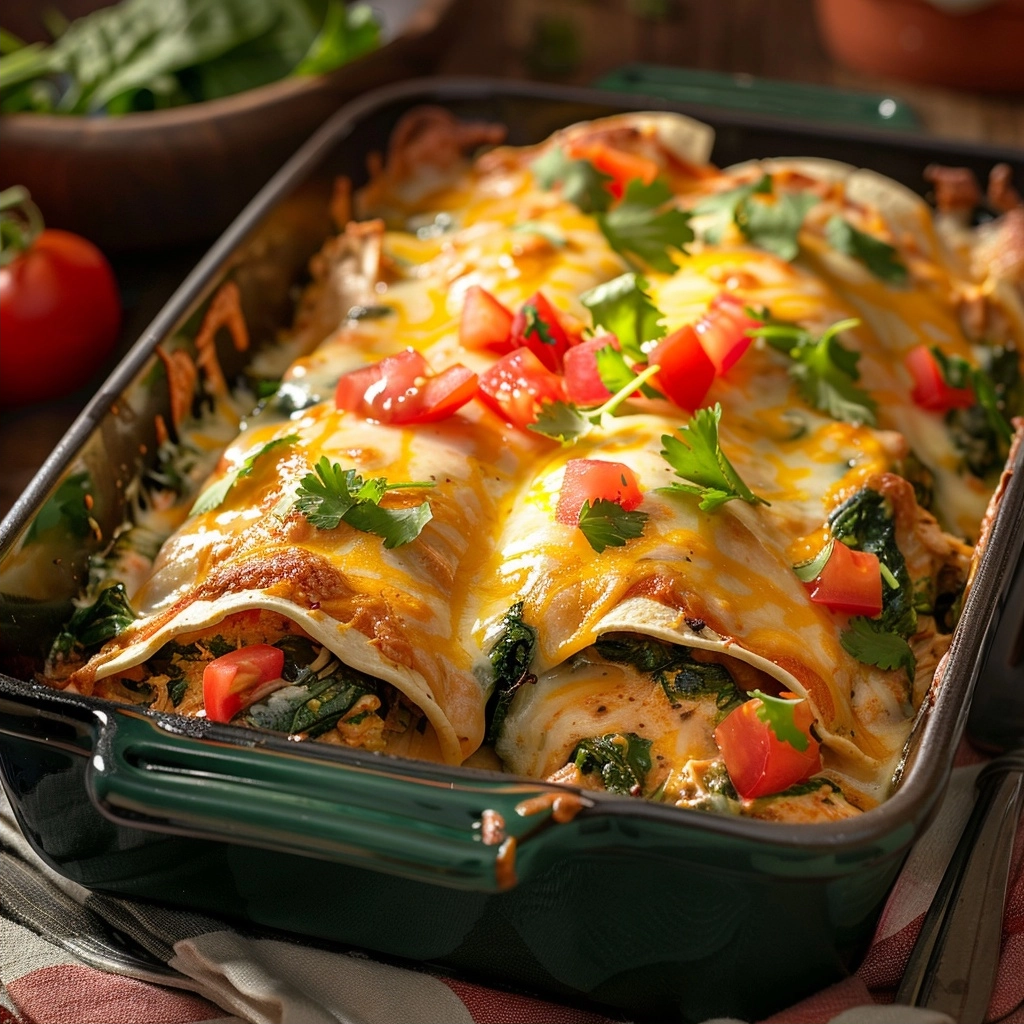 Spinach Chicken Enchiladas: The Ultimate Recipe 3 Spinach Chicken Enchiladas: The Ultimate Recipe