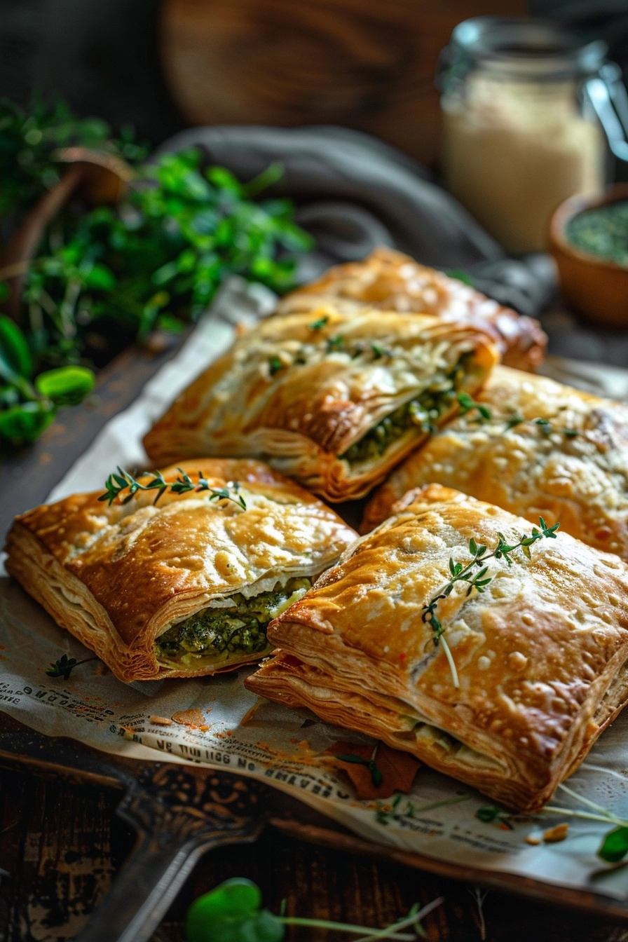 Pesto Chicken Puff Pastry Delights 2 image 1779404125111