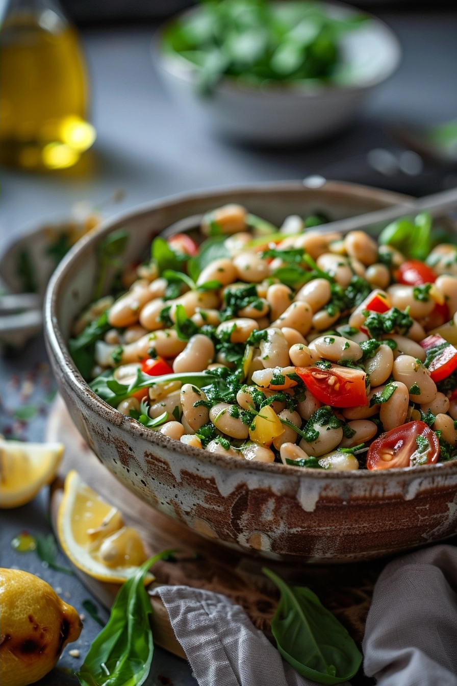 Lemon Pesto White Bean Salad 2 image 1779404266144