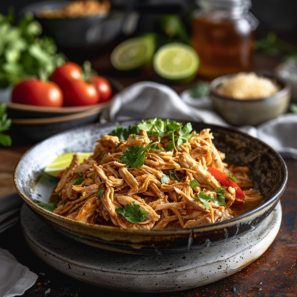 Slow Cooker Honey Lime Shredded Chicken 3 Slow Cooker Honey Lime Shredded Chicken