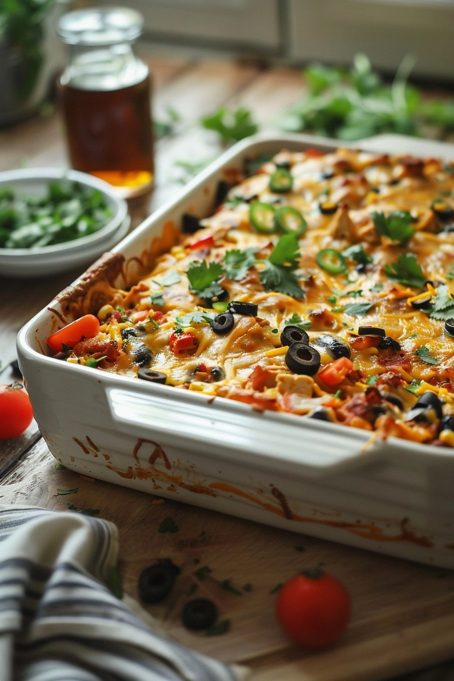 Easy Chicken Burrito Casserole: Quick Comfort 2 image 1780859081013