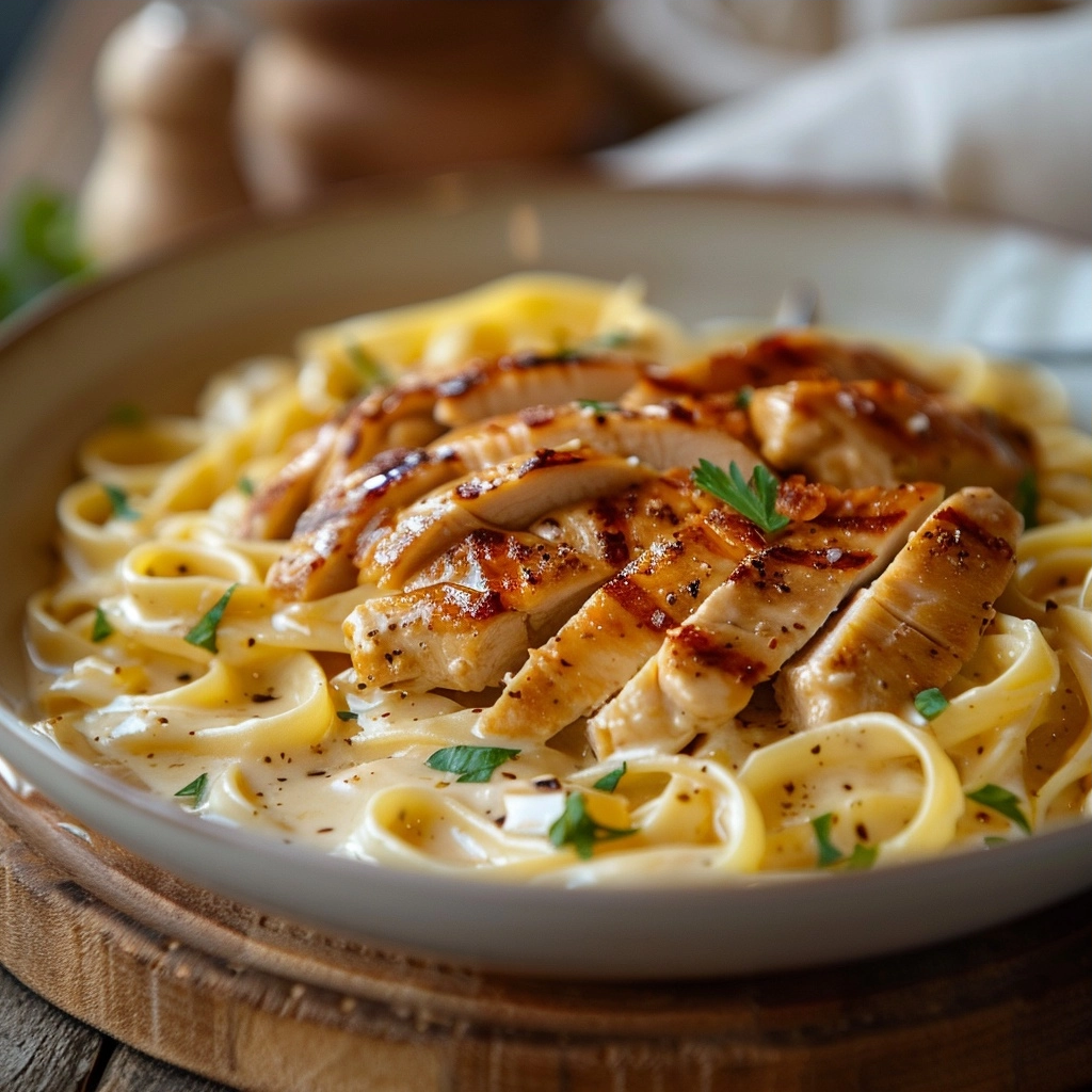 High Protein Meal: Honey Butter Chicken Alfredo 3 High Protein Meal: Honey Butter Chicken Alfredo