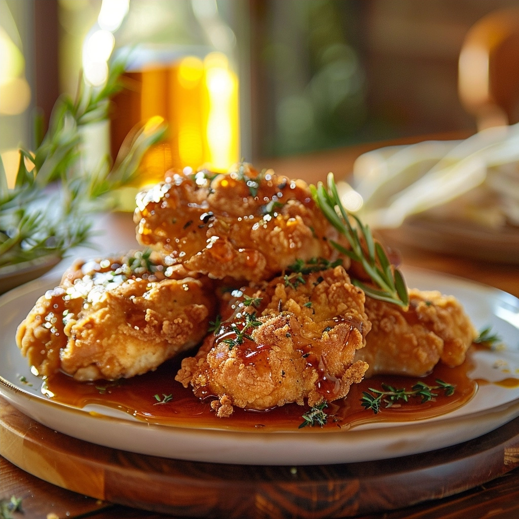Hot Honey Chicken Biscuits Recipe