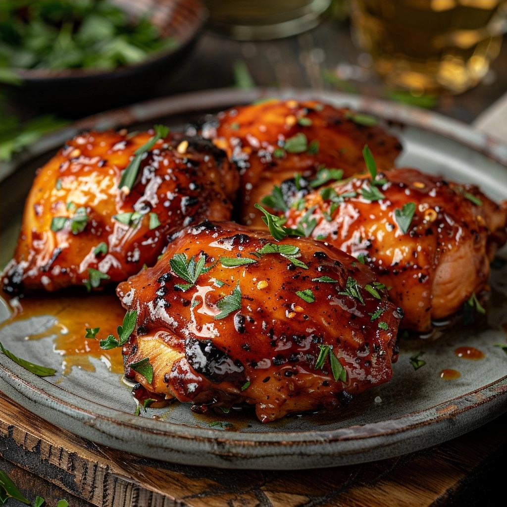 Air Fryer BBQ Chicken Thighs Crispy Perfection