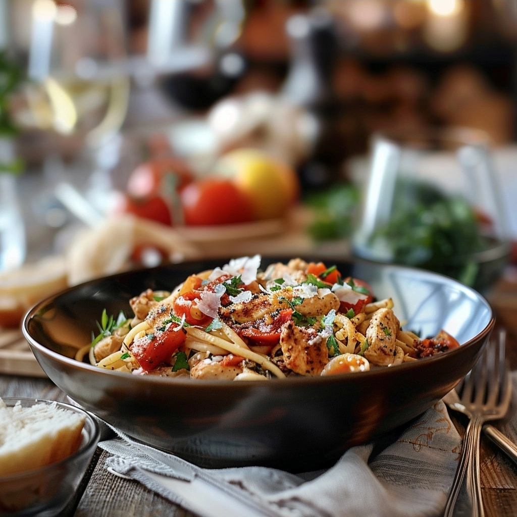 Bruschetta Chicken Pasta: A Flavorful Twist