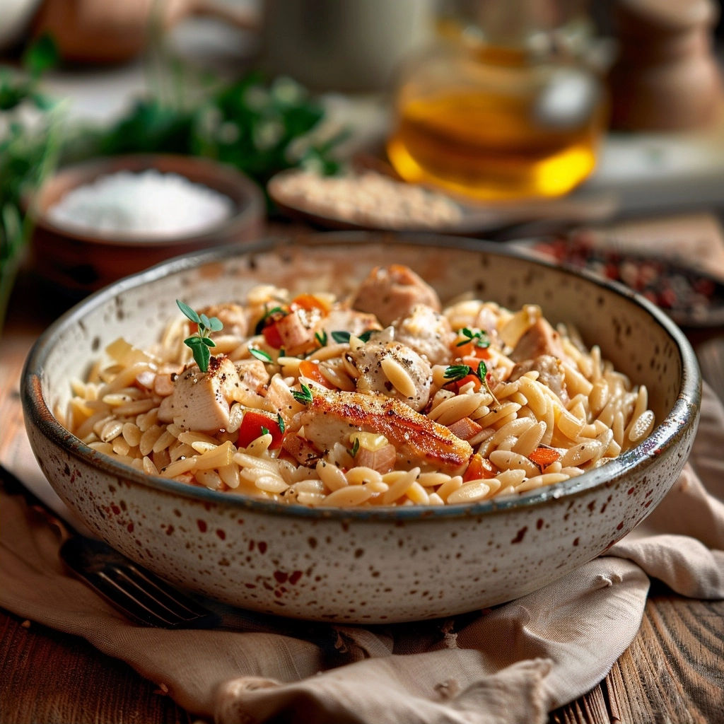 High Protein Chicken Orzo Recipe