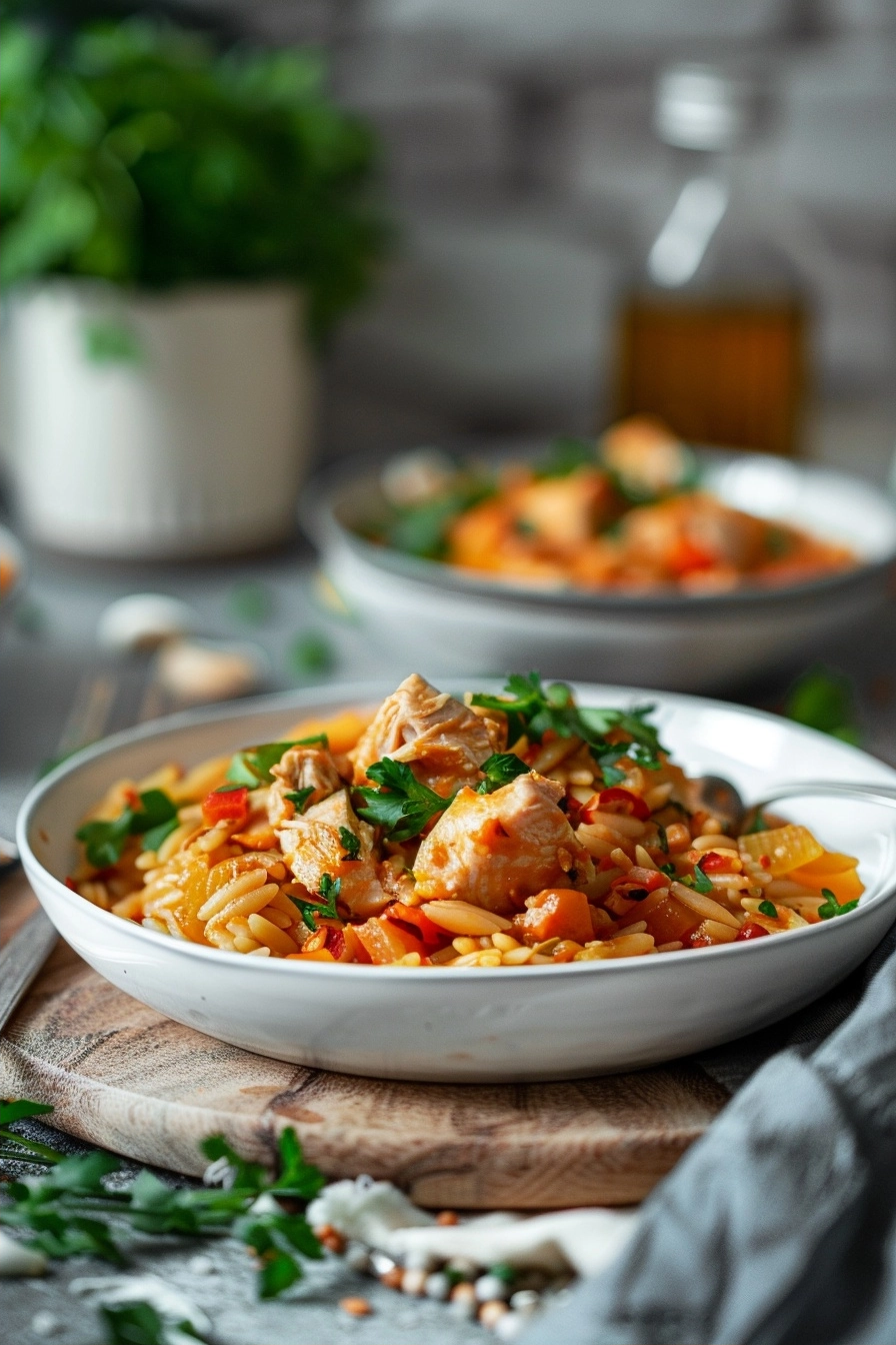 High Protein Chicken Orzo Recipe 2 image 1780870930260