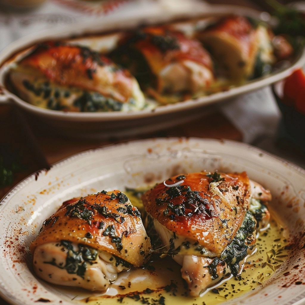 Spinach Stuffed Chicken Breast Perfection