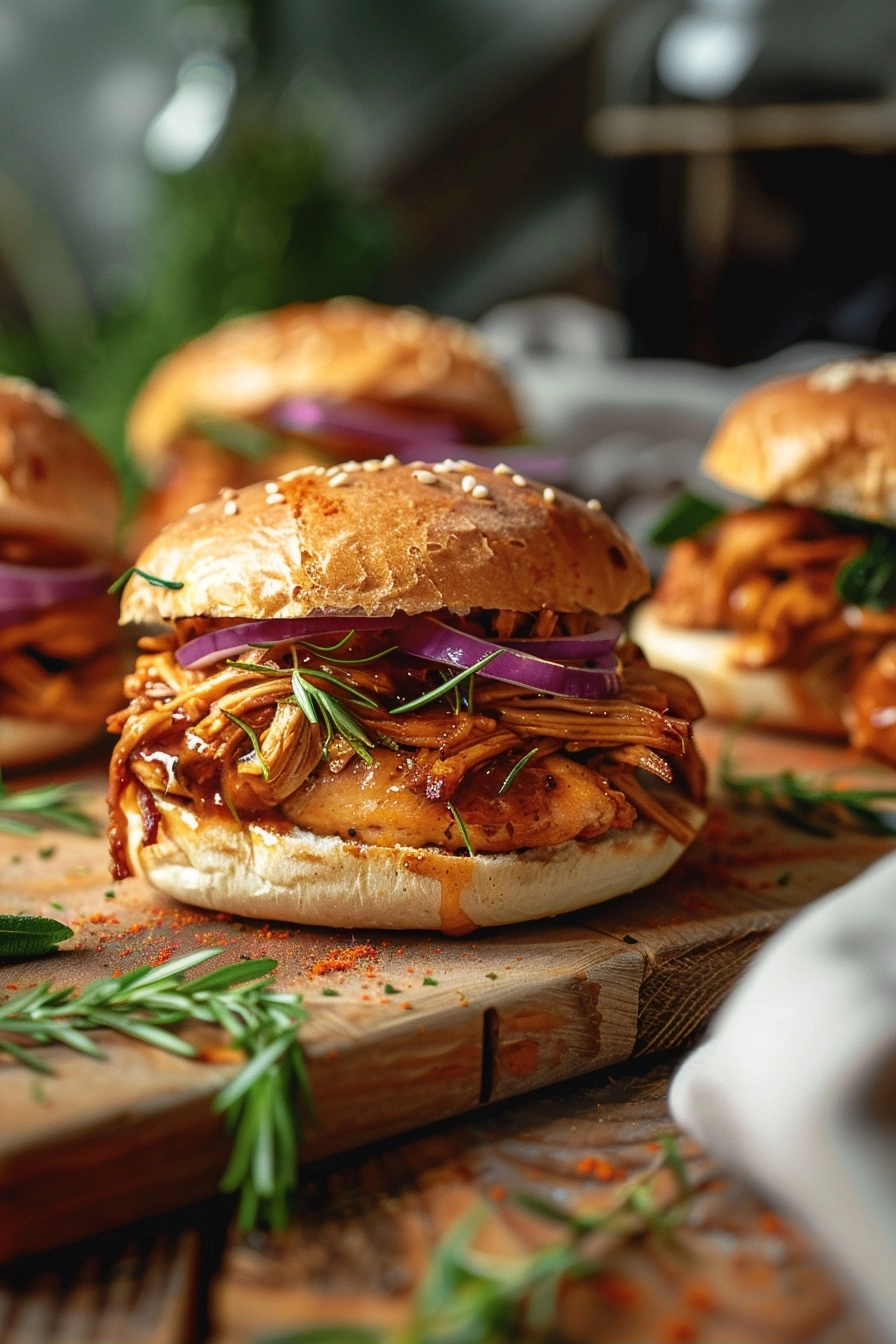 Slow Cooker Hot Honey Chicken Sandwiches 2 image 1780871128854