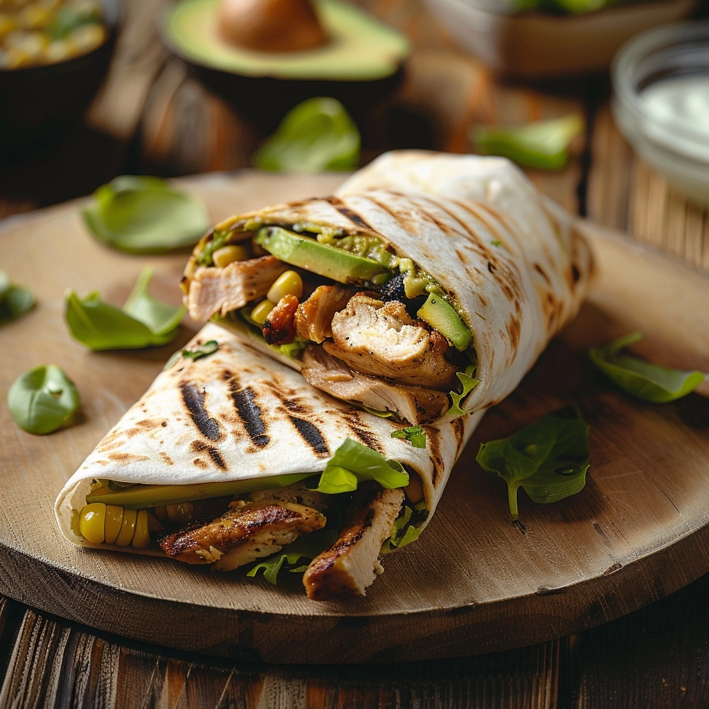 Grilled Avocado Chicken Wraps: A Speedy Meal
