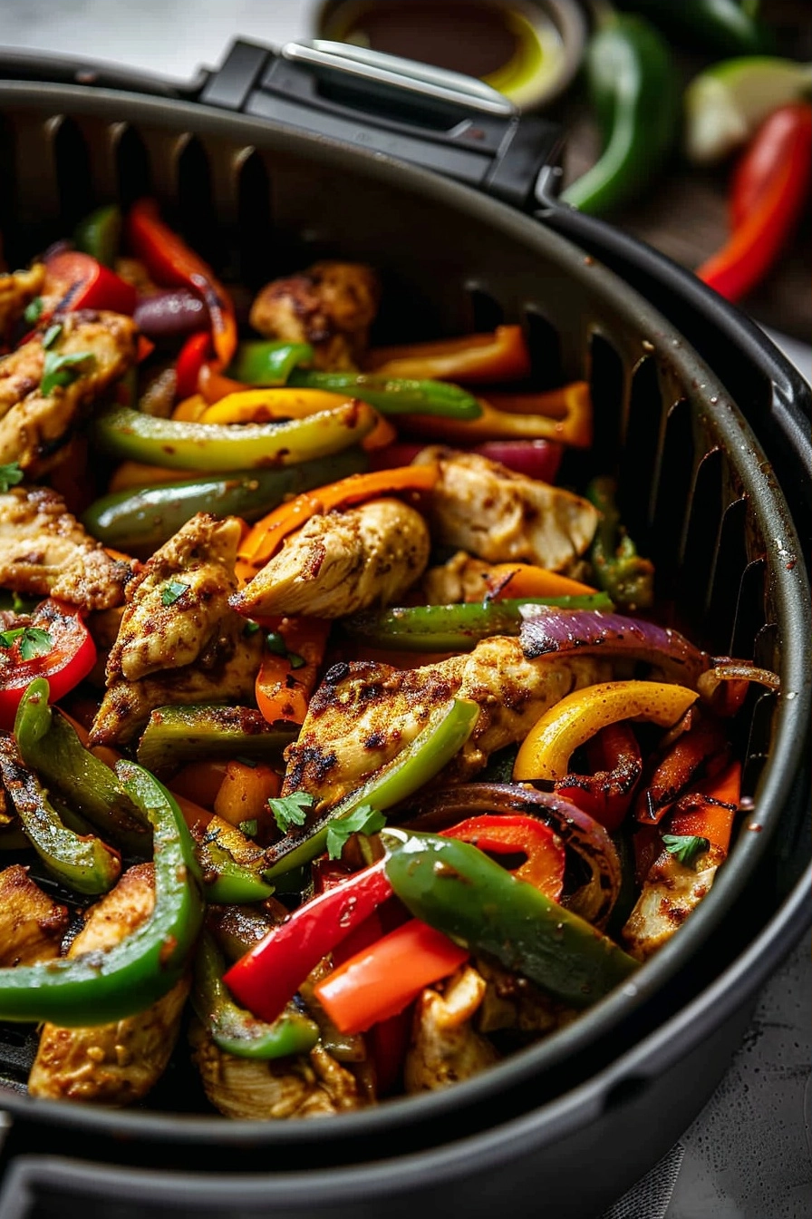 Easy Air Fryer Chicken Fajitas 15 Min 2 image 1781029903864