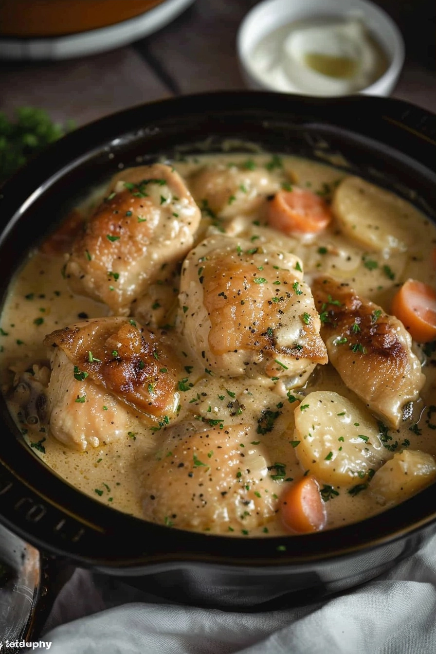 Crock Pot Creamy Ranch Chicken Recipe 2 image 1781030102682